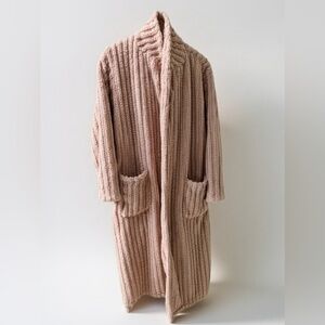 Nordstrom Rack SOFT Cozy Pink Fleece Bathrobe size medium